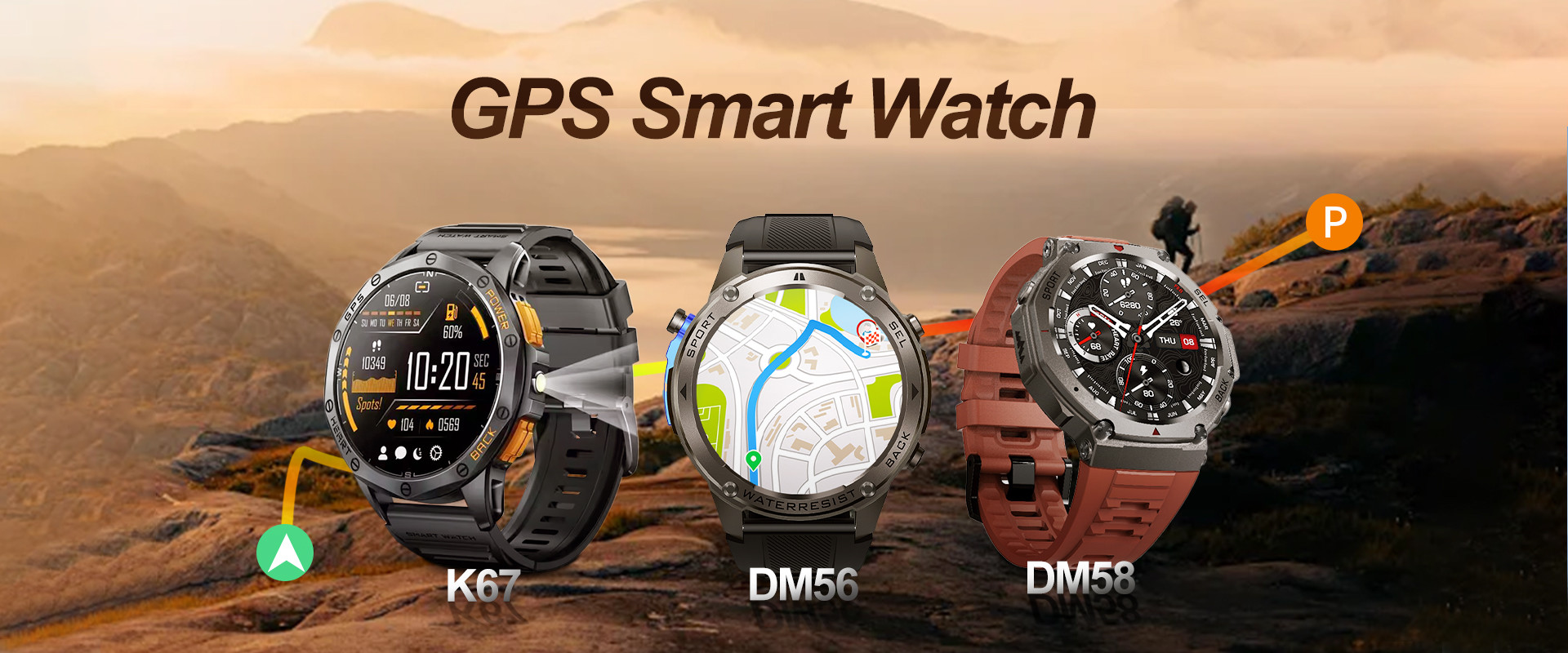 qualidade relógio inteligente GPS fábrica