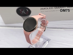 DM75 Saúde da Mulher Smart Watch IP68 Impermeável Smartwatch Feminino AMOLED Screen