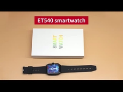 ET540 Saúde Smart Watch BT chamada ECG monitor de pressão arterial monitor Smartwatch Strap 22mm