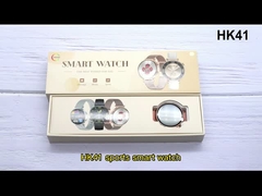 HK41 Sport Smart Watch Feminino 1.32 polegadas AMOLED BT Conectividade Pulseira de fitness