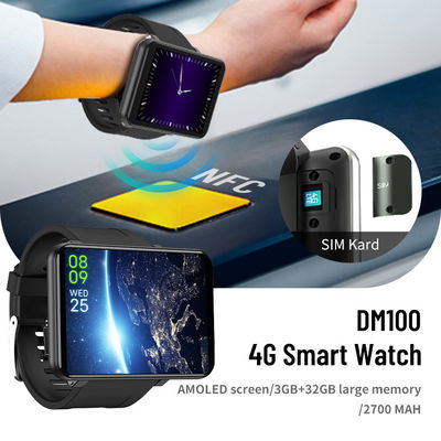 DM100 Smartwatch Sim Card 4G Camera GPS WIFI Smart Watch 500MP HD Camera Battery 2880mah