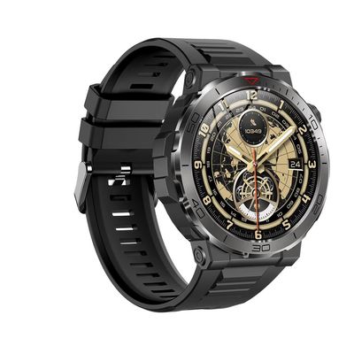 MK68 Men Smart Watch BT Call AMOLED Heart Rate Monitoring Healthy Sports Wristwatch