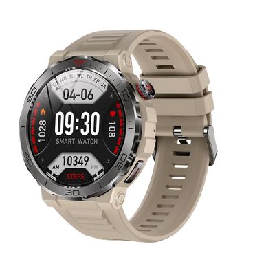 MK68 Men Smart Watch BT Call AMOLED Heart Rate Monitoring Healthy Sports Wristwatch