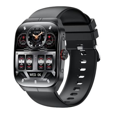 HK80 Bluetooth Sport Smartwatch Amoled Screen NFC Sleep Monitoring Smart Watch