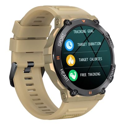 K56 Pro Outdoor Men Smart Watch 1.39 Inch IPS Round Screen BT Call Heart Rate Fitness