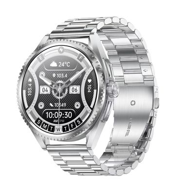 CF52 Sports Men Smart Watch Outdoor Flashlight 1.75" Amoled Screen 600mAh Battery