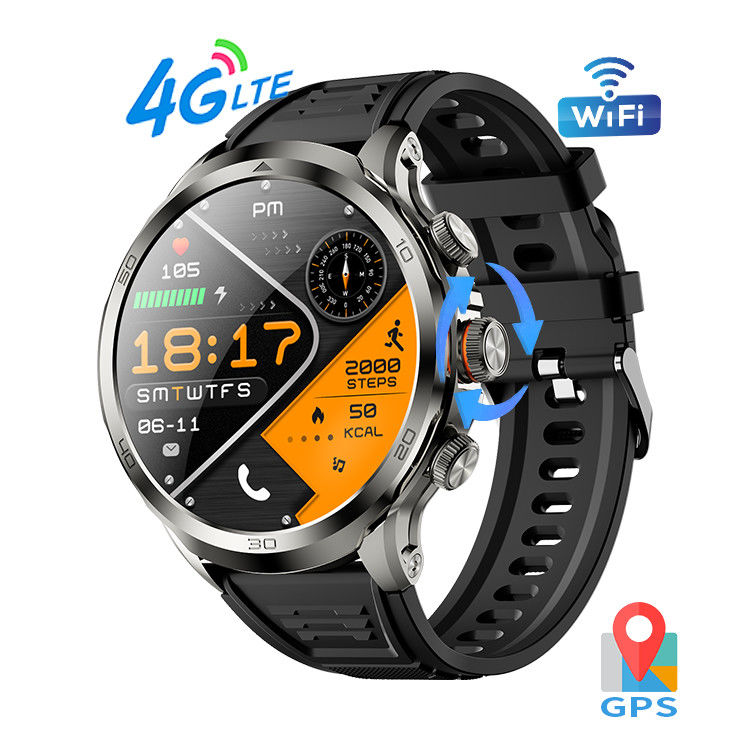 HD Video Call Smart Watch 1.75 Inch H19 Smartwatch With Rotating Camera