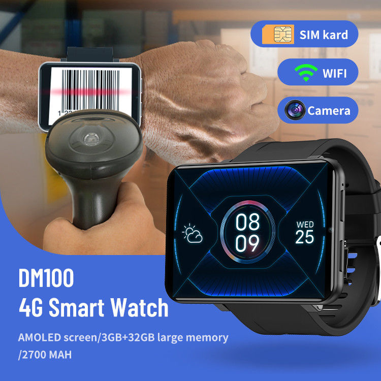 DM100 Smartwatch Sim Card 4G Camera GPS WIFI Smart Watch 500MP HD Camera Battery 2880mah