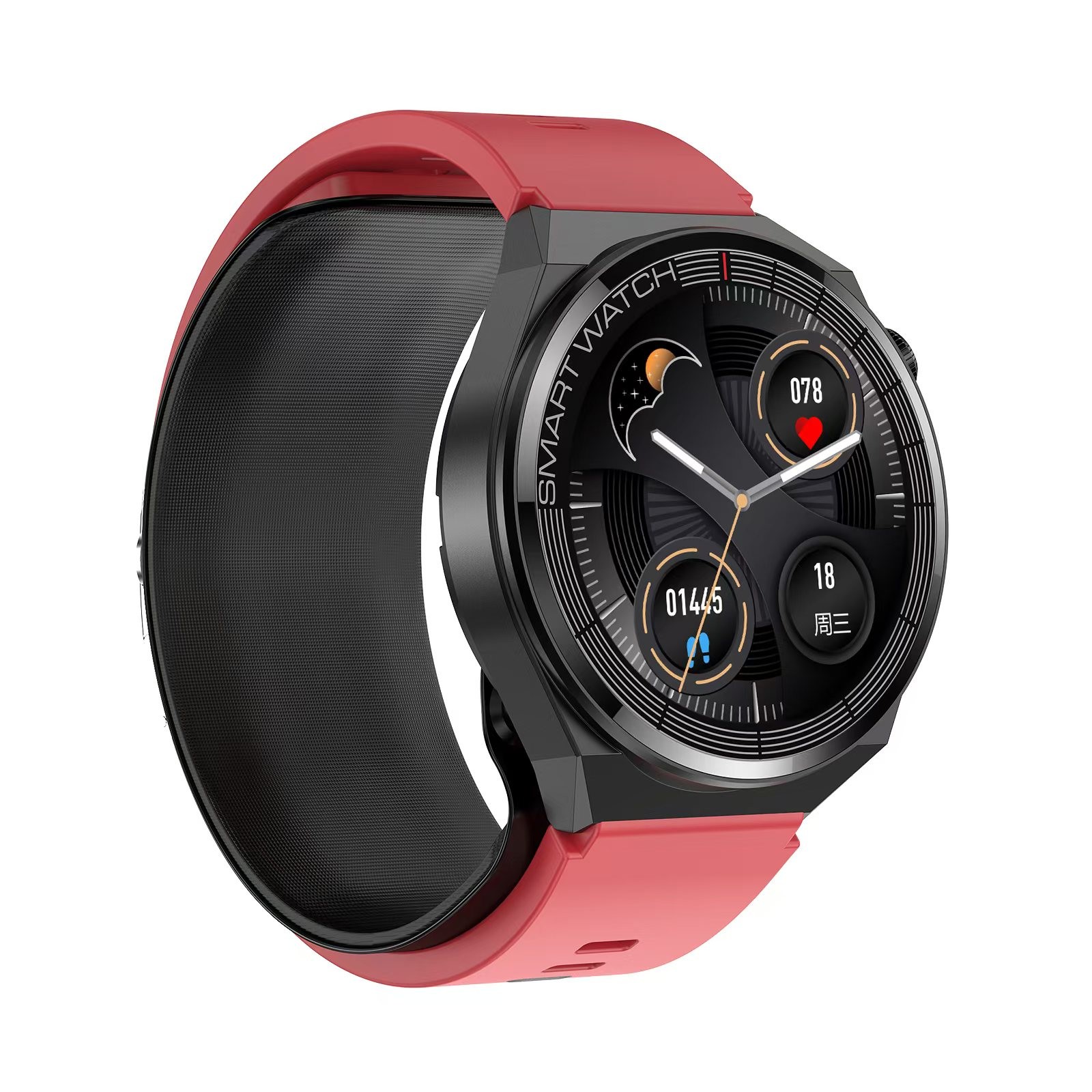 TK62 Health Smart Watch 1.42 inch Air Pump Blood Pressure Blood Oxygen Sleep Monitoring