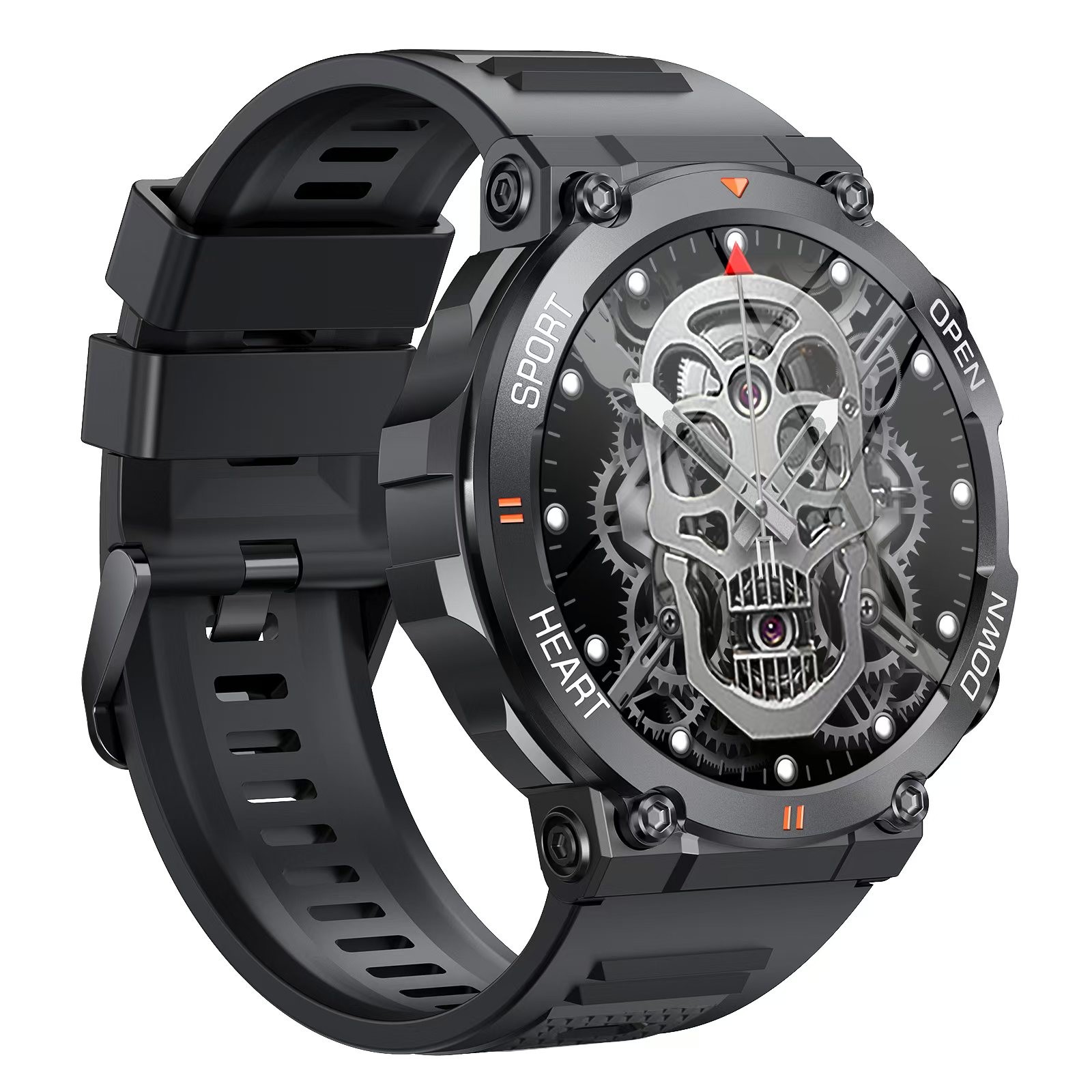 K56 Pro Outdoor Men Smart Watch 1.39 Inch IPS Round Screen BT Call Heart Rate Fitness