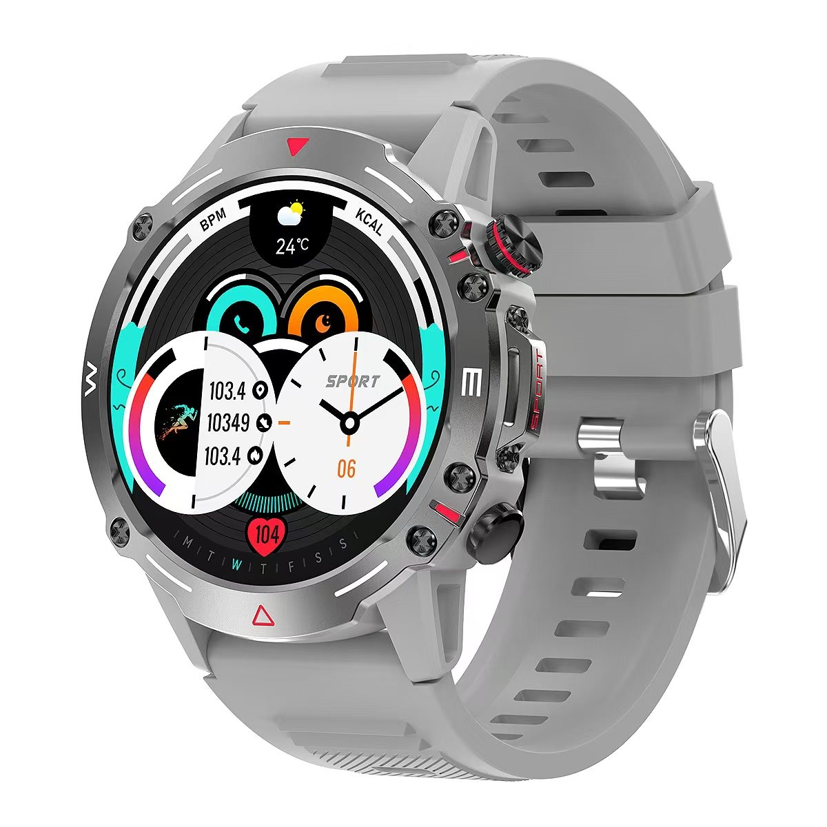 HK87 Sport Smart Watch BT Calling Sport Touchscreen Smartwatch OEM ODM 410mAh Capacity